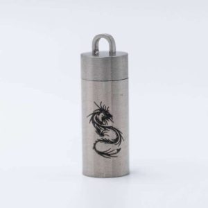 Stainless steel vial