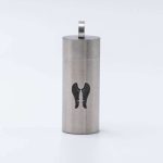 Stainless steel vial